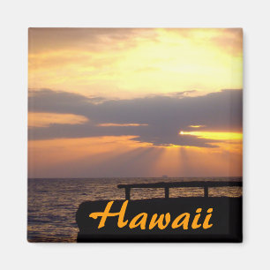 Imã Por do sol do horizonte de Havaí