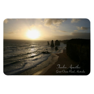 Ímã Por do sol, doze apóstolos, grande estrada do
