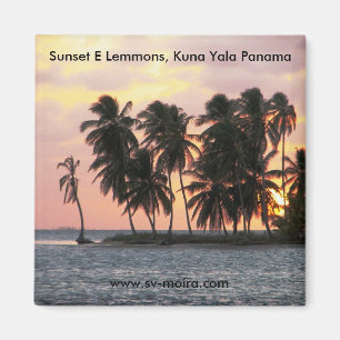 Imã Por do sol, E Lemmons, Kuna Yala, Panamá