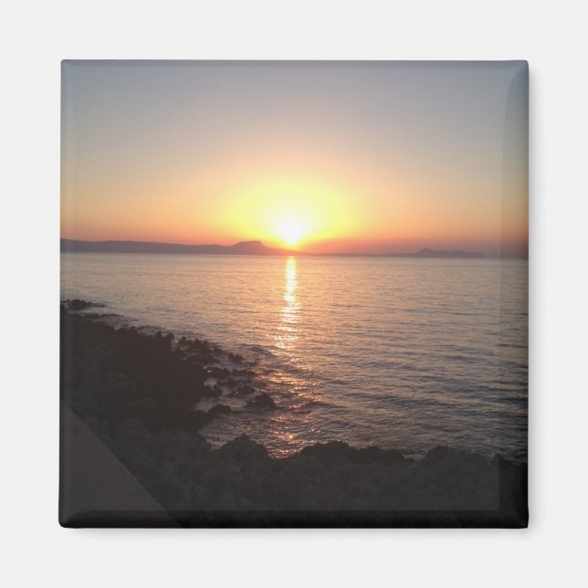 Imã Pôr do sol em Creta (Frente)