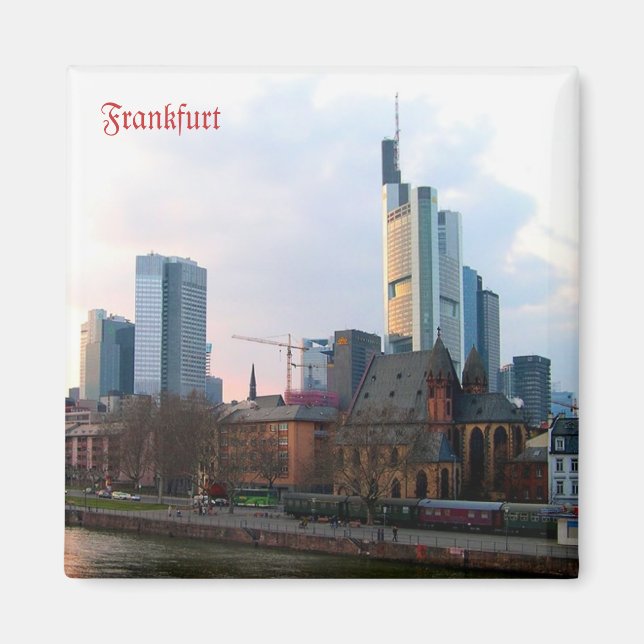 Imã Pôr do sol em Frankfurt, Alemanha (Frente)