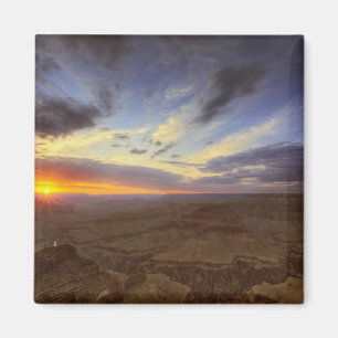 Imã Pôr do sol, margem sul do Grand Canyon, Grand