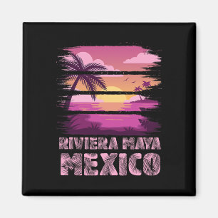 Imã Pôr do sol México Riviera Maya Férias de Verão Pra