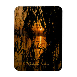 Ímã Pôr do sol Montreux Suíça Flexi íman