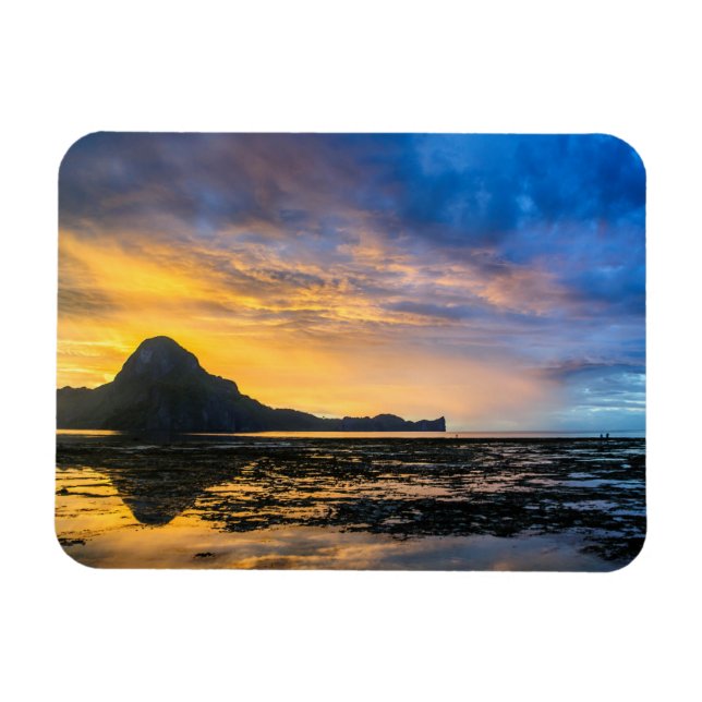 Ímã Pôr do sol na Baía de El Nido (Horizontal)