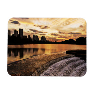 Ímã Por do sol na cidade Londrina