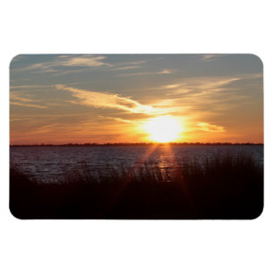 Ímã Por do sol na ilha de Chincoteague