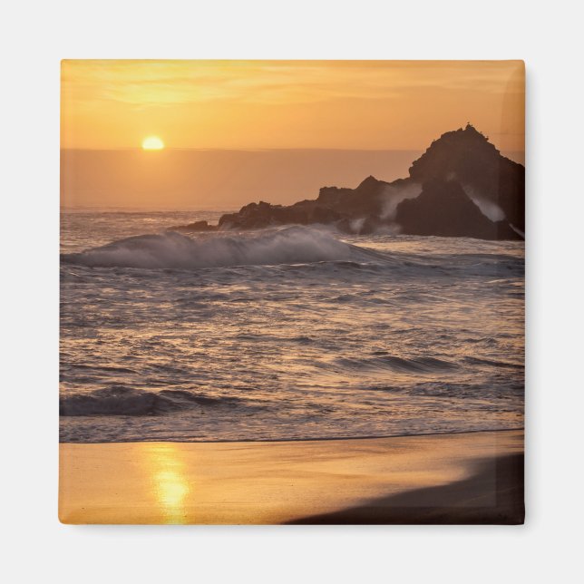 Imã Pôr do sol na praia de Pfeiffer (Frente)