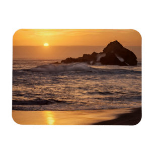 Ímã Pôr do sol na praia de Pfeiffer