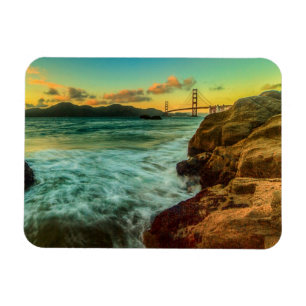 Ímã Por do sol na praia do padeiro