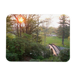 Ímã Pôr do sol na Rainbow Bridge no Grove City College
