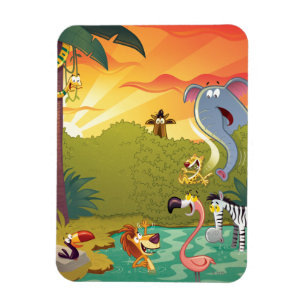 Ímã Pôr-do-sol no furo de água