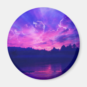 Imã Por do sol no horizonte