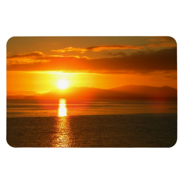 Ímã Pôr do sol no Inside Passage (Horizontal)