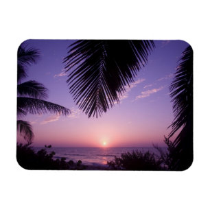 Ímã Pôr do sol no West End, Cayman Brac, Ilhas Cayman,