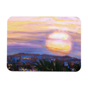 Ímã Por do sol obscuro