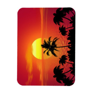 Ímã Pôr do sol tropical