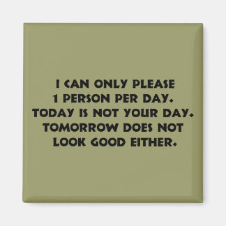 Imã Por Favor, Apenas 1 Pessoa 2 Magnet