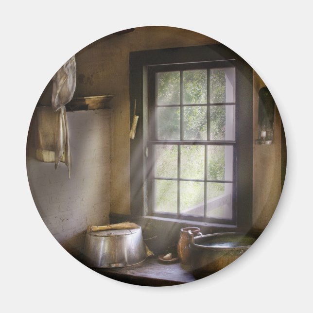 Imã Por favor, lave as mãos (Frente)