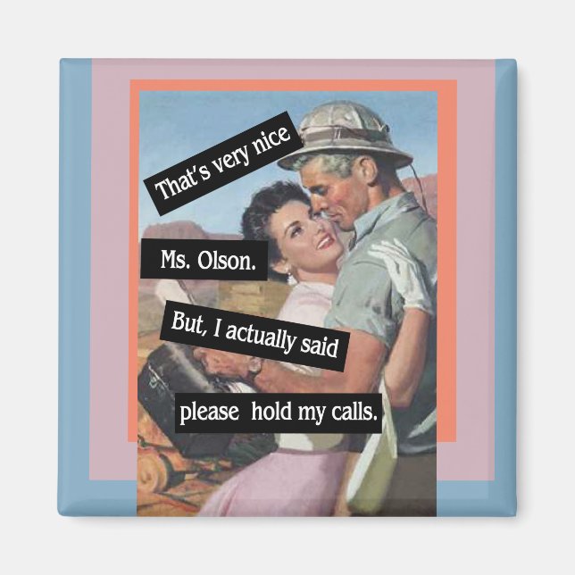 Imã Por Favor, Mantenha Minhas Chamadas Engraçadas (Frente)