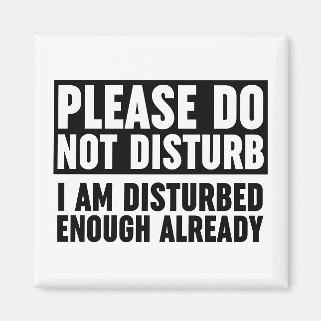 Imã Por Favor, Não Me Incomodem O Suficiente (Frente)