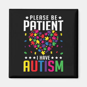 Imã Por Favor Seja Paciente Eu Tenho Autismo Criança A