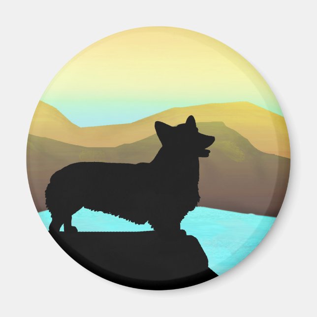 Imã Por Sea Welsh Corgi (Frente)