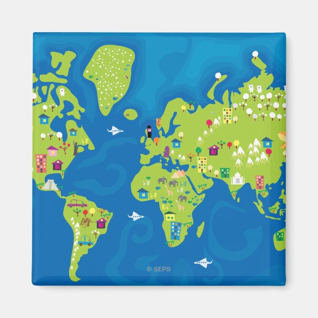 Imã Por todo o mundo (Frente)