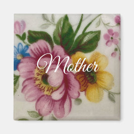 Imã Porcelain Inspired Floral 