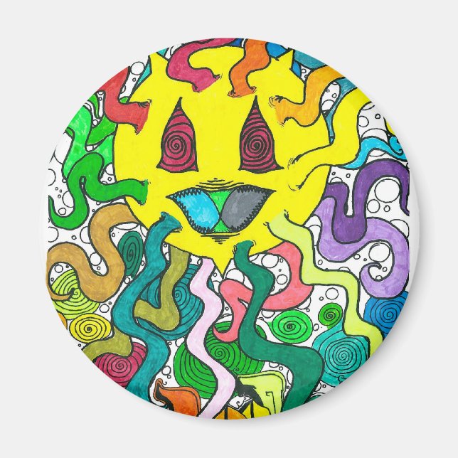 Imã Porcentum Sun - Percentual Designs (Frente)