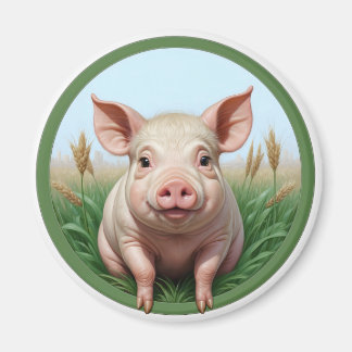 Imã porco fofo