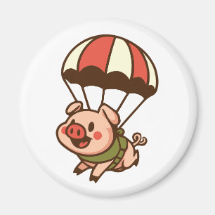 Imã Porco paraquedista