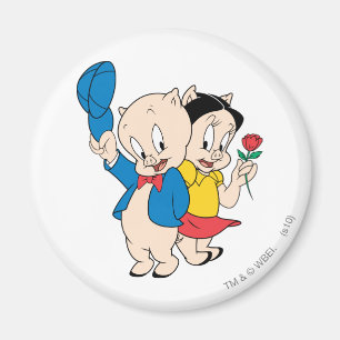 Imã Porky Pig e Petunia