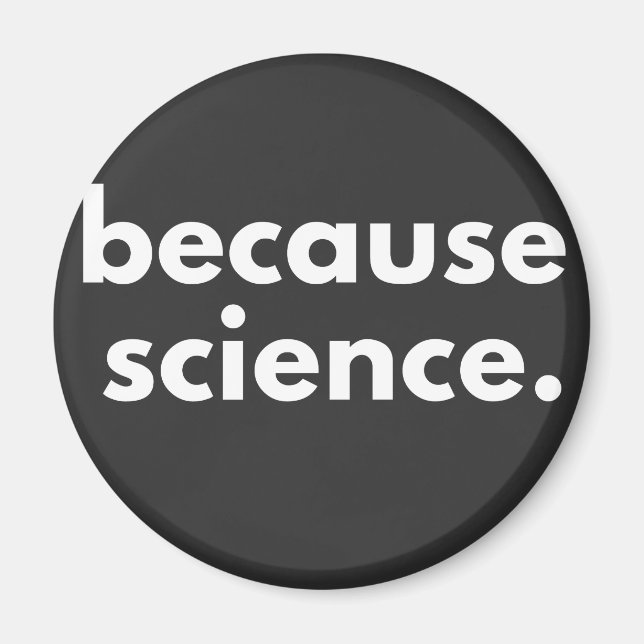 Imã Porque ciência (Frente)