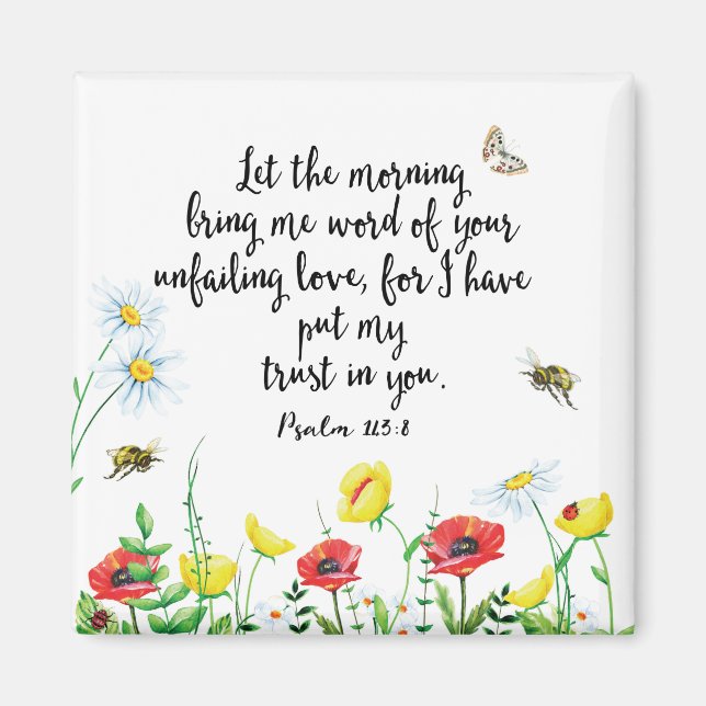 Imã Porque eu coloquei minha confiança em você (Frente)