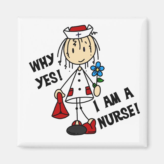 Imã Porque sou enfermeira? (Frente)