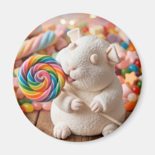 Imã Porquinho-da-índia de Marshmallow Caprichoso e Pir