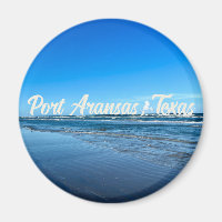 Port Aransas Texas Costa Oceano Ondas Fotografia