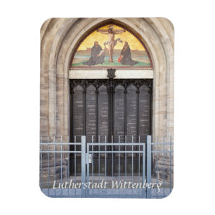 Ímã Porta das teses de Lutherstadt Wittenberg