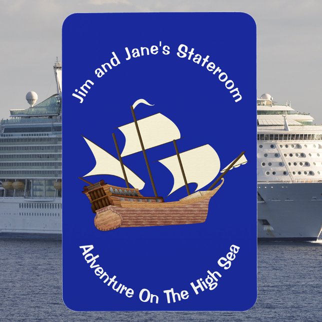 Ímã Porta de Estado de Navio Pirata (Criador carregado)