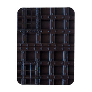 Ímã Porta de Ferro Marrom Forte