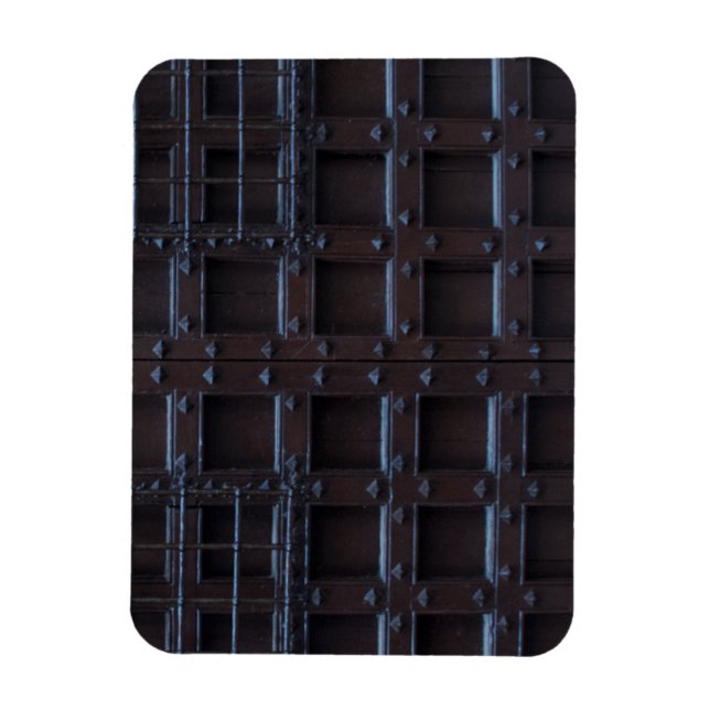 Ímã Porta de Ferro Marrom Forte (Vertical)