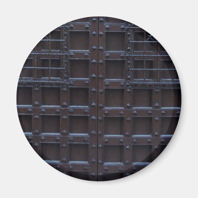 Imã Porta de Ferro Marrom Forte (Frente)