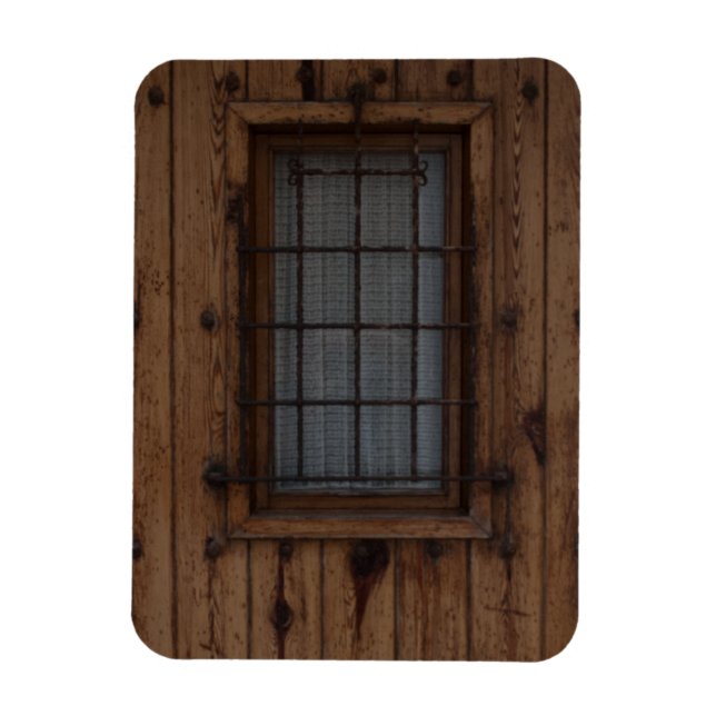 Ímã Porta de Madeira Castanho (Vertical)