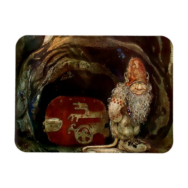 Ímã “Porta de Troll” por John Bauer (Horizontal)