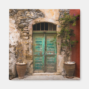 Imã Porta de turquesa em Rethymno, piscina