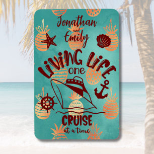Ímã Porta de Vida Personalizada Uma Viagem de Cruzeiro