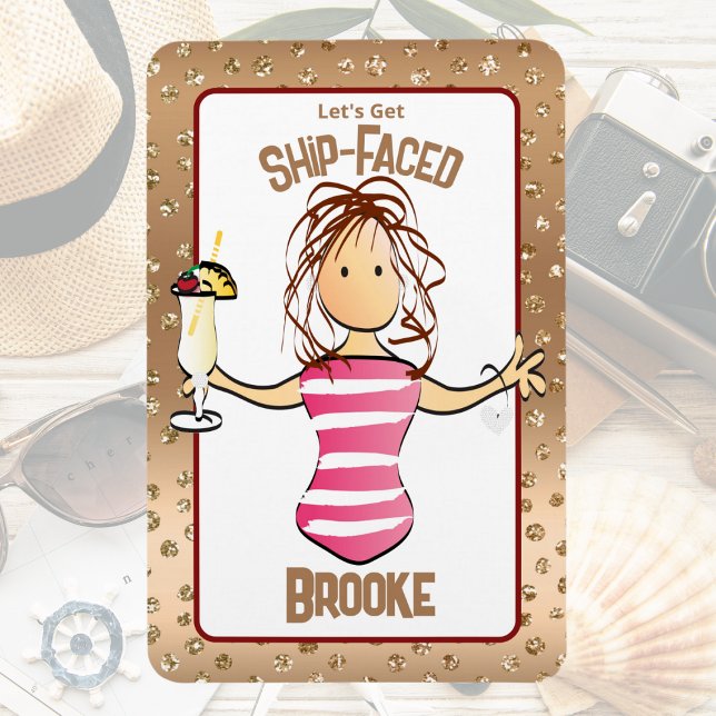 Ímã Porta Engraçada Para O Bebendo (Criador carregado)