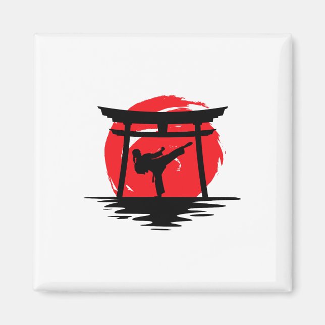 Imã Porta Japonesa Karate (Frente)