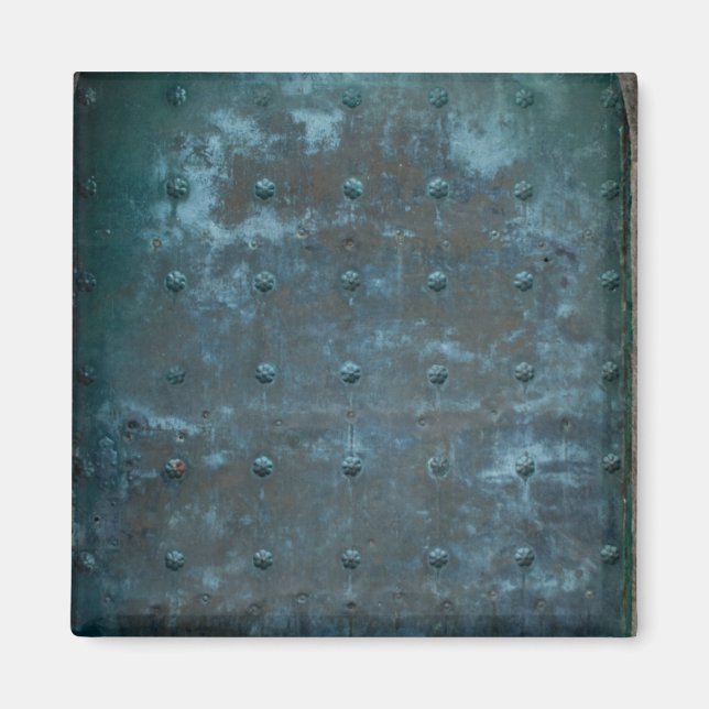 Imã Porta Metálica Enchida de Cobre Espanhola (Frente)